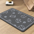 Pet Feeding Mat-Absorbent Dog Mat for Food and Water Bowl-No Stains Quick Dry Water Dispenser Mat-Dog Accessories Pet Supplies-Bowl for Messy Drinkers（Cats,17"x28"