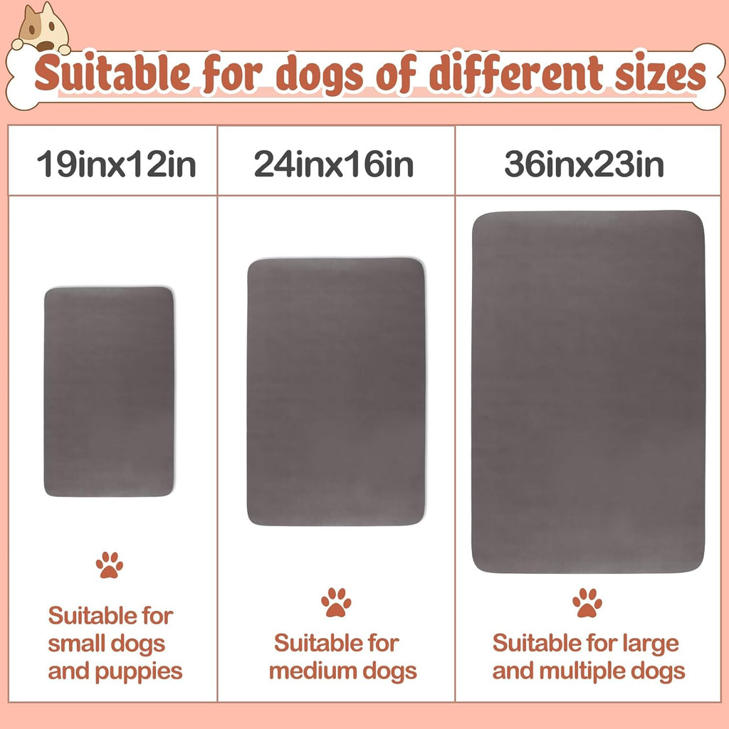 Quick Dry Absorbent Dog Food Mat, 19 x 12 in Diatom Mud Dog Water Bowl Mat, No Messy Anti-Slip Pet Feeding Mat Dog Supplies for Small Dogs