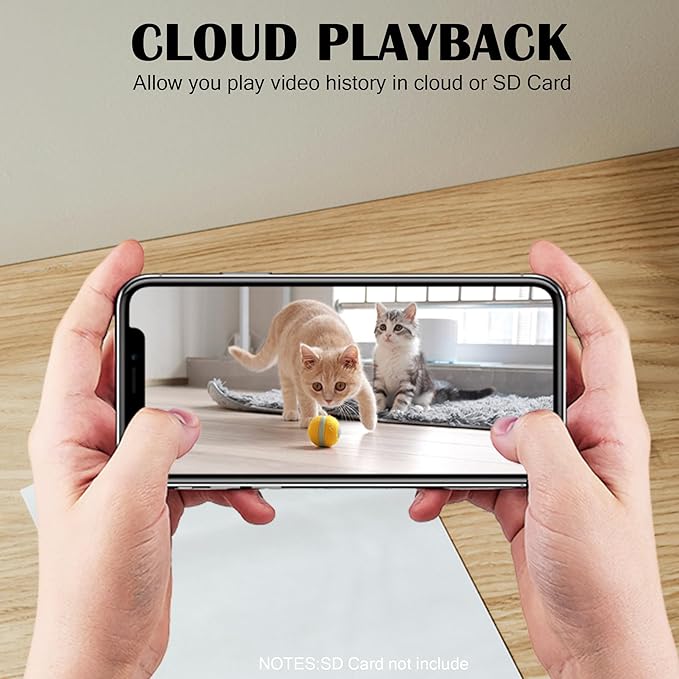 Automatic Cat Feeder with 2K Camera: Cat Food Dispenser with 6L Capacity, Container for Multiple Pet; Automatic Dog Feeder with Night Vision Support 5/2.4GHz & 2-Way Audio, Anti-Jam Design (Black)