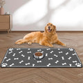 Large Pet Feeding Mat, Absorbent Quick Dry Dog Mat for Food and Water Bowl, Non Skid Cat Bowl Mat, No Stains for Pet Water Dispenser Pet Supplies for Messy Drinkers