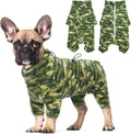 ROZKITCH Dog Jackets for Large Dogs Camo with Long Sleeve, Pet Windproof Warm Cold Weather Jacket Vest with Luminous Zipper, Jumpsuit Apparel Outfit Clothes for Small Medium Large Dog Camo XS