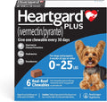 HEARTGARD® Plus (ivermectin/pyrantel) Real-Beef Chewables for Dogs up to 25 lbs (Blue Box) 6 Month Supply of Chews (Heartworm Disease Preventive)