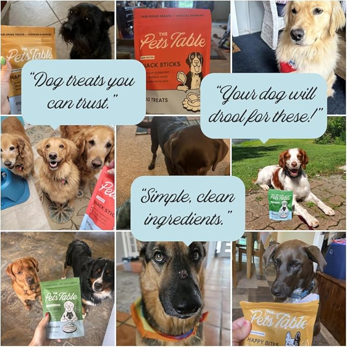 The Pets Table Chicken Grain-Free Air-Dried Healthy Dog Treats, 5-Ounce Bag