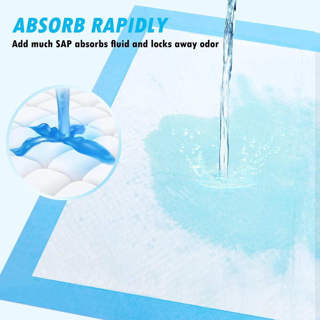 Pet Training Dog Pee Pads 32" x 36" Disposable Pee Pads -35 Count Superior XX-Large Puppy Pads Waterproof Disposable Training Pads for Dogs Cats Rabbit, Heavy Duty Leak-Proof Quick Dry