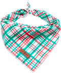 Lionet Paws Christmas Dog Bandana,Fabric Dogs Kerchief for Small Medium Dogs,Dog Cotton Triangle Bibs Scarf for Girl Boy