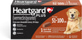 HEARTGARD® Plus (ivermectin/pyrantel) Real-Beef Chewables for Dogs 51 -100 lbs (Brown Box) 1 Month Supply of Chews (Heartworm Disease Preventive)