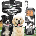 Wireless Dog Fence & Ultrasonic Training Collar -1160-Yard Adjustable Boundary for Outdoor, 6100FT Remote, 4 Modes (Beep/Vibration/Static/Ultrasonic), IPX7 Waterproof, 185-Day Standby, 2 Dogs