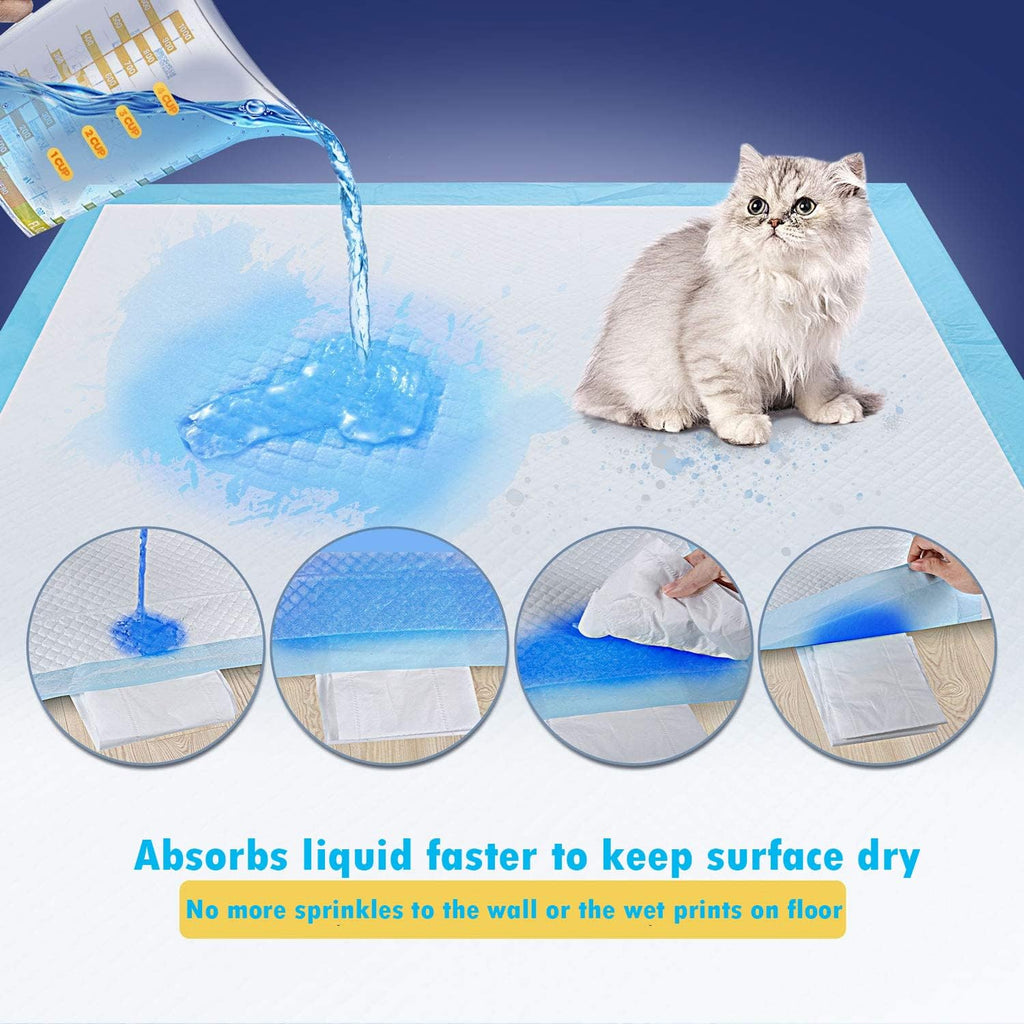 Pet Training Dog Pee Pads 32" x 36" Disposable Pee Pads -35 Count Superior XX-Large Puppy Pads Waterproof Disposable Training Pads for Dogs Cats Rabbit, Heavy Duty Leak-Proof Quick Dry