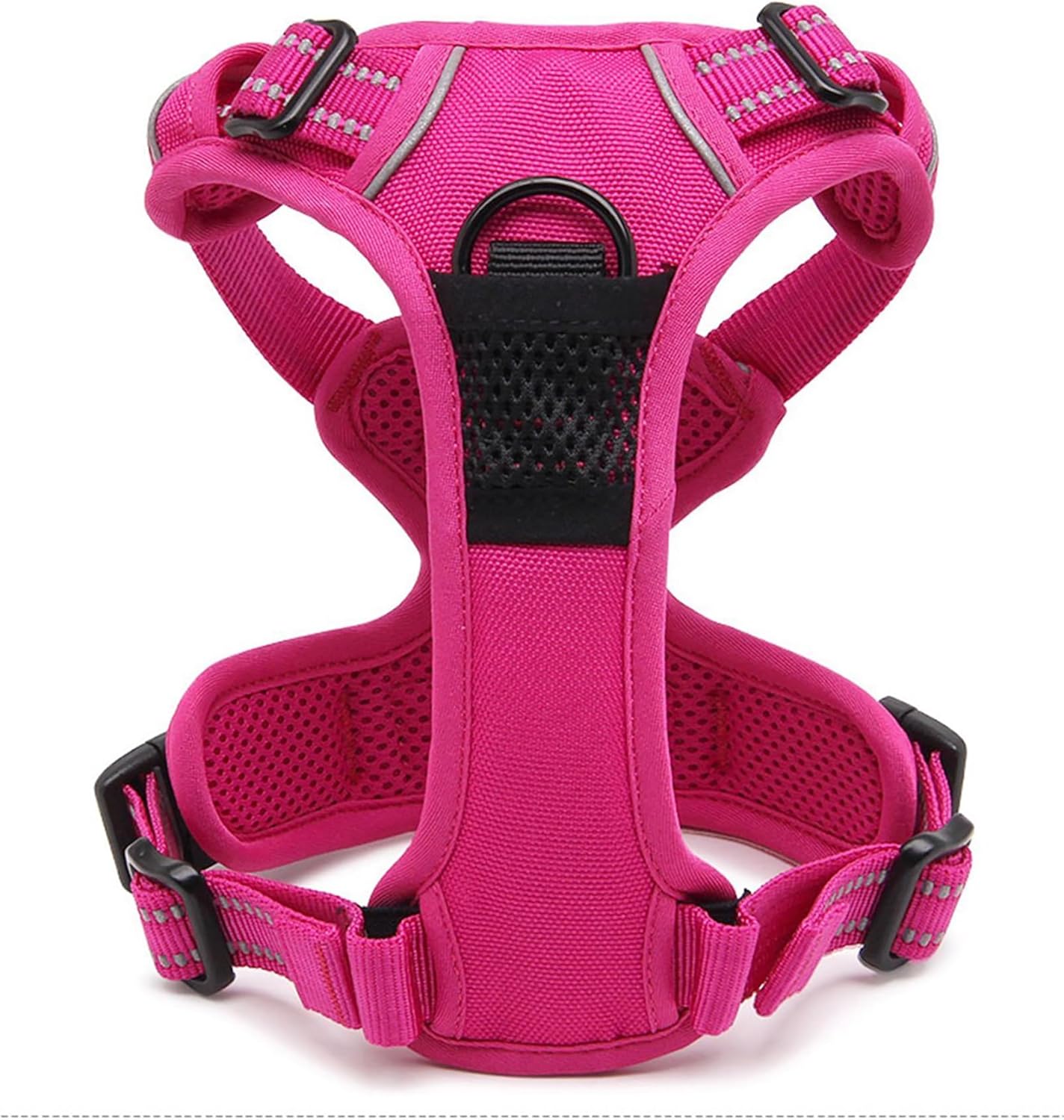 TRUE LOVE Truelove Adjustable No-Pull Dog Harness Reflective Pup Vest Harnesses Comfortable Control Brilliant Colors TLH5651(Fushcia,XS)