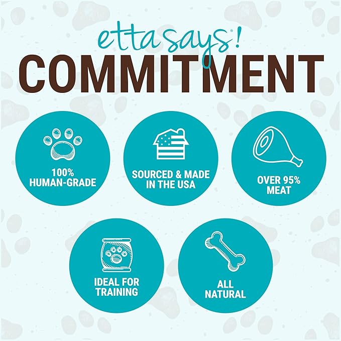 etta says! Yumm Sticks - Real Meat Turkey Dog Jerky Treats - Human Grade - Made in The USA (24 Count Pack of 1)