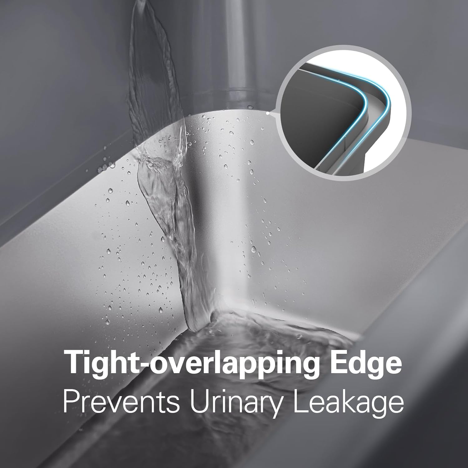 Zarler Stainless Steel Litter Box with Lid, Extra Large Cat Litter Boxes, XL Large Metal Litter Box for Big Cats with High Sided, Light Grey (Non-Sticky, Easy to Clean, Anti-Urine Leakage)