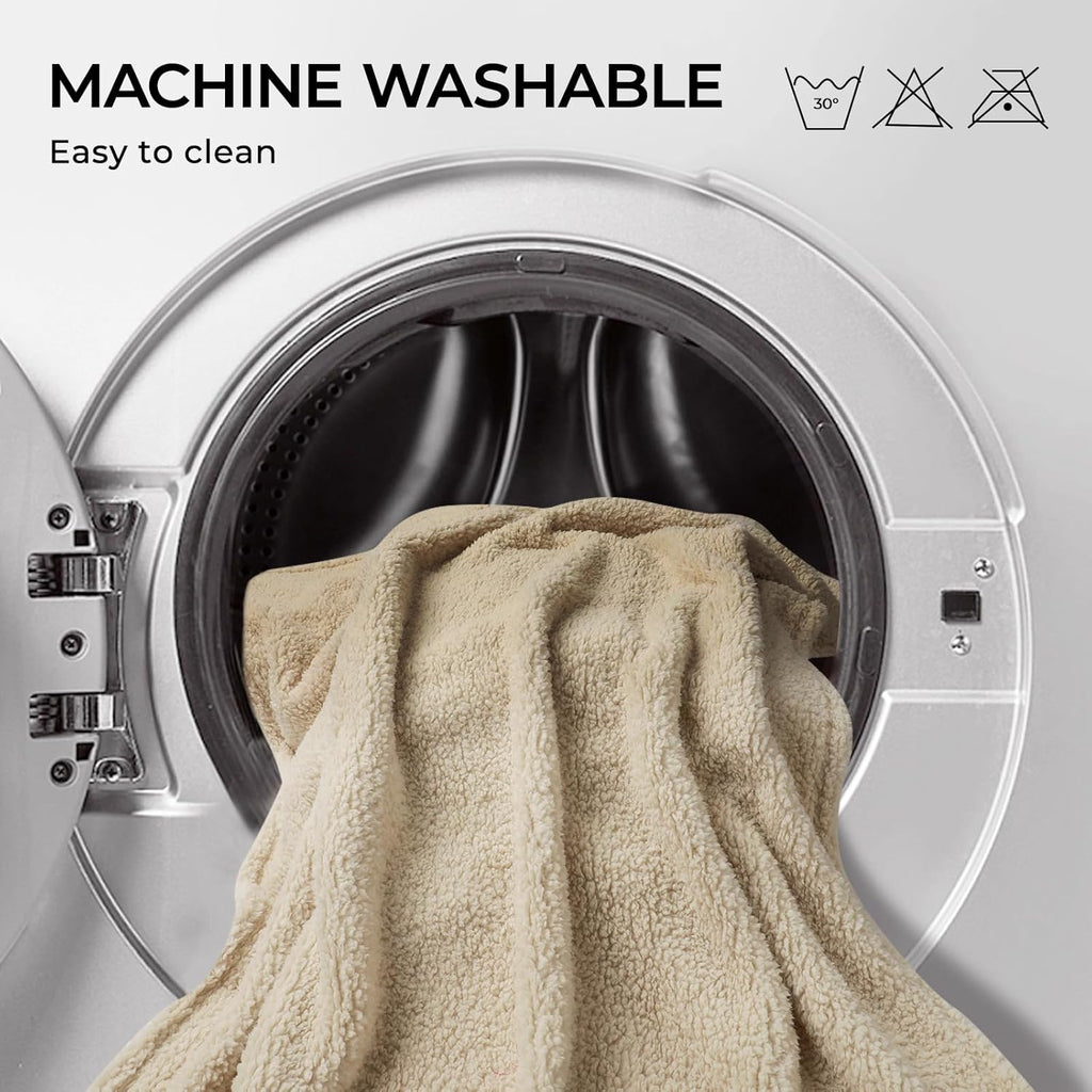 1 Pack 3 Calming Blankets Fluffy Premium Fleece Pet Blanket Soft Sherpa Throw for Dog Puppy Cat Beige Medium (30" x20'')