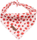 Lionet Paws Dog Bandana,Fabric Pink Dogs Kerchief for Small Medium Large Dogs,Dog Cotton Triangle Bibs Scarf for Girl Boy
