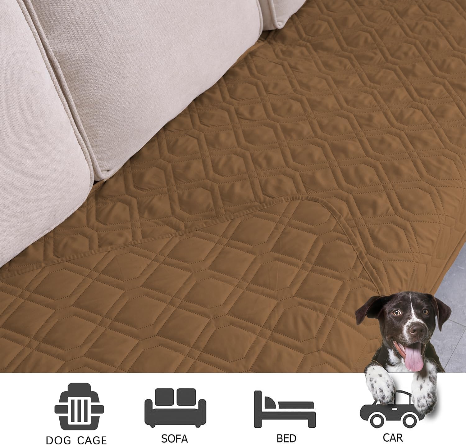 Ameritex Waterproof Dog Bed Cover Pet Blanket for Furniture Bed Couch Sofa Reversible