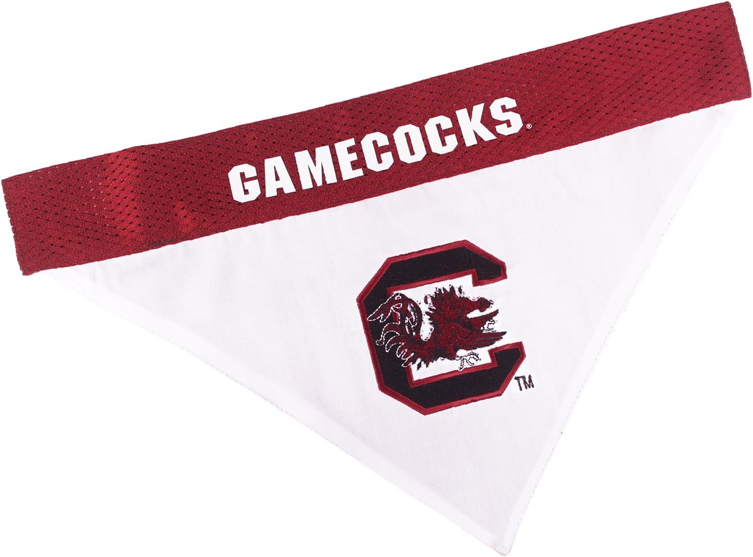 Pets First Collegiate Pet Accessories, Reversible Bandana, South Carolina Gamecocks, Small/Medium