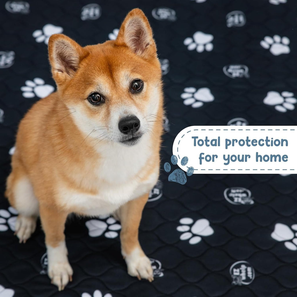 EZwhelp Reusable Dog Pee Pads, Washable Waterproof Mats for Dog Potty Training or Whelping Pads, 48x48 Inch, 2 Pack