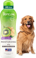 TropiClean Dog Conditioner, Easy Detangling & Moisturizing Conditioner, Puppy Safe, Made in The USA, Kiwi & Cocoa Butter Scent, 20oz.