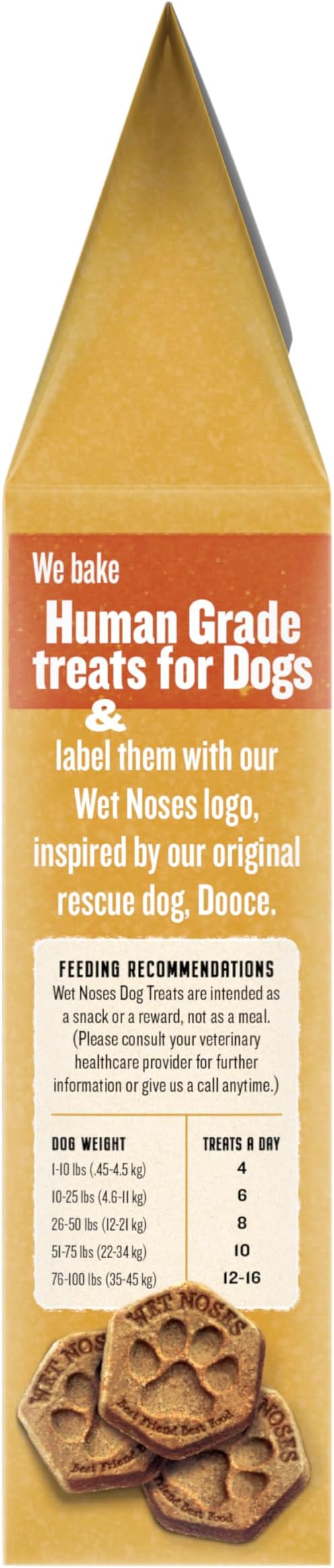 Wet Noses Organic Crunchy Dog Treats – for All Pet Sizes, Breeds – All-Natural Puppy Treat, Senior Dog Snack – 100% Human-Grade – Delicious Chews for Dogs - Meaty Smoked Chicken, 14 Oz (2 Pack)