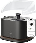 PETLIBRO Upgrade Cordless Cat Water Fountain + Splash Shield, Cat Fountain App Monitoring 3L/101oz Dockstream 2 Pet Water Fountain with Stainless Steel Tray, Shield Prevent Water Spills