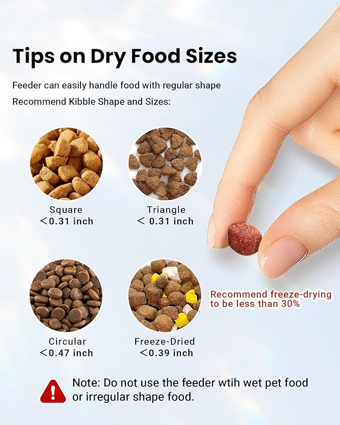 Automatic Cat Feeder for 3 Cats, 6L/25 Cups Smart WiFi Pet Feeder, Strong Anti-Jam System, Dual-Effect Desiccant Cat Food Dispenser, with 10S Voice Recorder for Cats and Small Dog(Black)