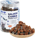 PAWUP Salmon Dog Treats, Healthy Salmon Bites, Dog Jerky Training Treats with Taurine, Rich in Omega-3, 12oz (Smoked Flavor)
