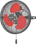 12 Inch Wall Fan Pro Series - Indoor High Velocity Wall Mount Fan for Commercial, Residential, Warehouse, Covered Patio, Shop, Garage, Barn, Gazebo 3 Speed 2800 CFM UL Safety Listed