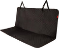 Lusso Gear Dog Car Seat Cover - Non-Slip Waterproof Back Bench Protector for SUV, Car, Truck - Basic Edition Black for Dogs - Camping Gear - Back Seat Covers for SUV