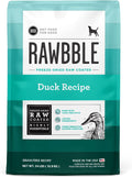 BIXBI Rawbble Dry Dog Food, Duck, 24 lbs - USA Made with Fresh Meat - No Meat Meal & No Corn, Soy or Wheat - Freeze Dried Raw Coated Dog Food - Minimally Processed for Superior Digestibility