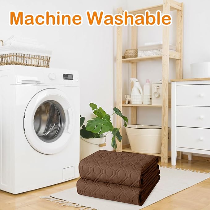 hyha Waterproof Dog Bed Blanket, Soft Pet Blankets, Waterproof Couch Cover for Dogs, Reversible Sofa Covers Washable for Furniture (30x70 Inch, Brown/Chocolate)