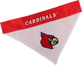 Pets First Collegiate Pet Accessories, Reversible Bandana, Louisville Cardinals, Small/Medium