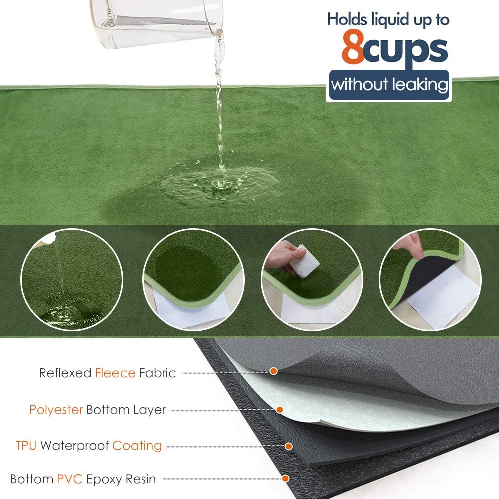 Washable Pee Pads for Dogs, Extra Large Reusable Dog Pee Pad, Waterproof Pet Mat, Dog Playpen Mats for Puppy Training Whelping Playpen Pads