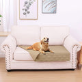 hyha Waterproof Dog Bed Blanket, Soft Pet Blankets, Waterproof Couch Cover for Dogs, Reversible Sofa Covers Washable for Furniture (30x53 Inch, Camel/Camel)