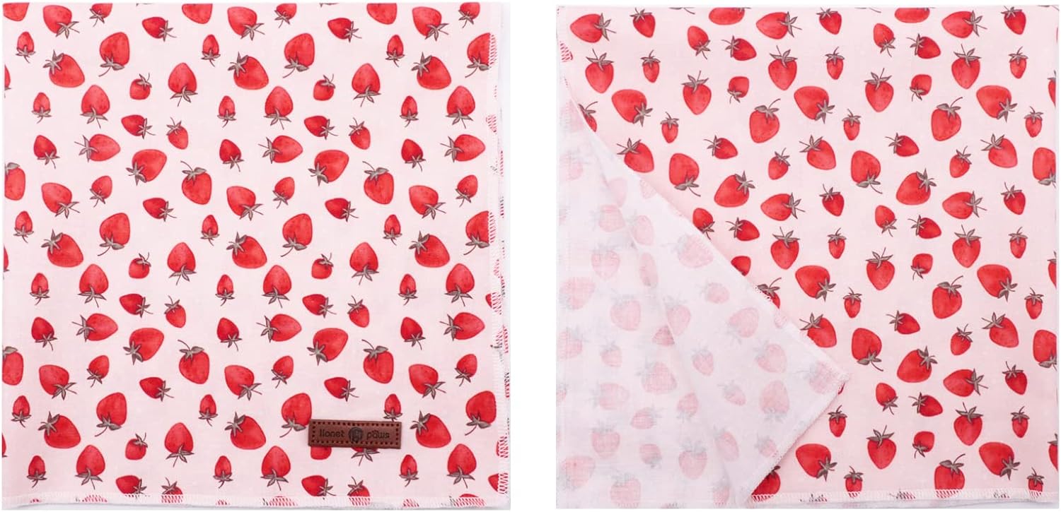 Lionet Paws Dog Bandana,Fabric Pink Dogs Kerchief for Small Medium Large Dogs,Dog Cotton Triangle Bibs Scarf for Girl Boy