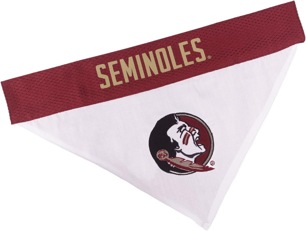 Pets First Collegiate Pet Accessories, Reversible Bandana, Florida State Seminoles, Large/X-Large