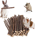 600g Apple Sticks Molar Wood Treats, Rabbit Toys Chinchilla Guinea Pig Bunny Toys Wood Chews Sticks for Teeth Rabbit Food Guinea Pig Hamster Gerbil Chews Small Animals Snacks(150 Pcs)