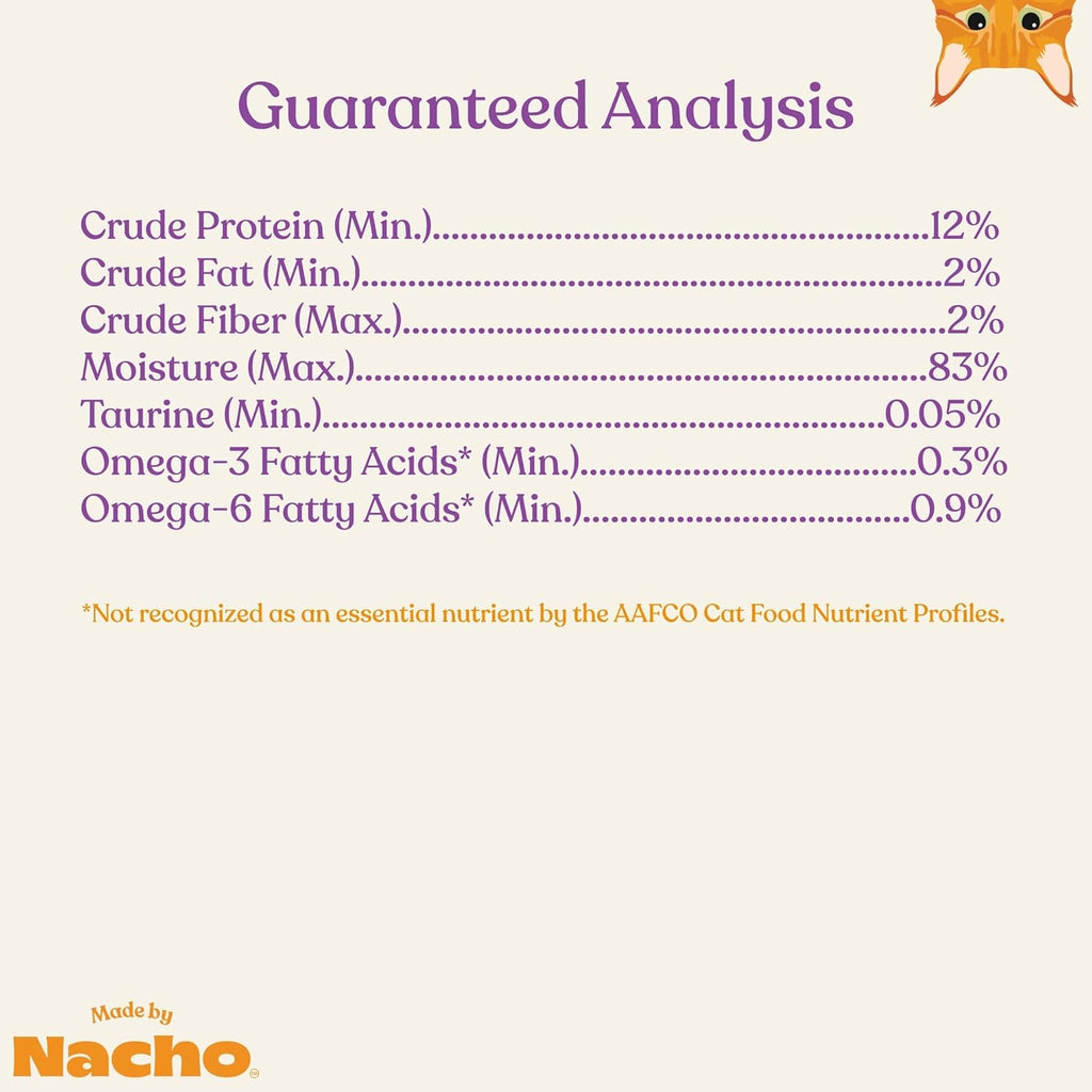 Made by Nacho Flaked Filets Recipe in Bone Broth, Grain-Free Chef's Selects Wet Food for Cats Balanced Diet in Naturally Hydrating Pumpkin-Infused Broth (3.0 oz (Pack of 12), Tuna & Rainbow Trout)