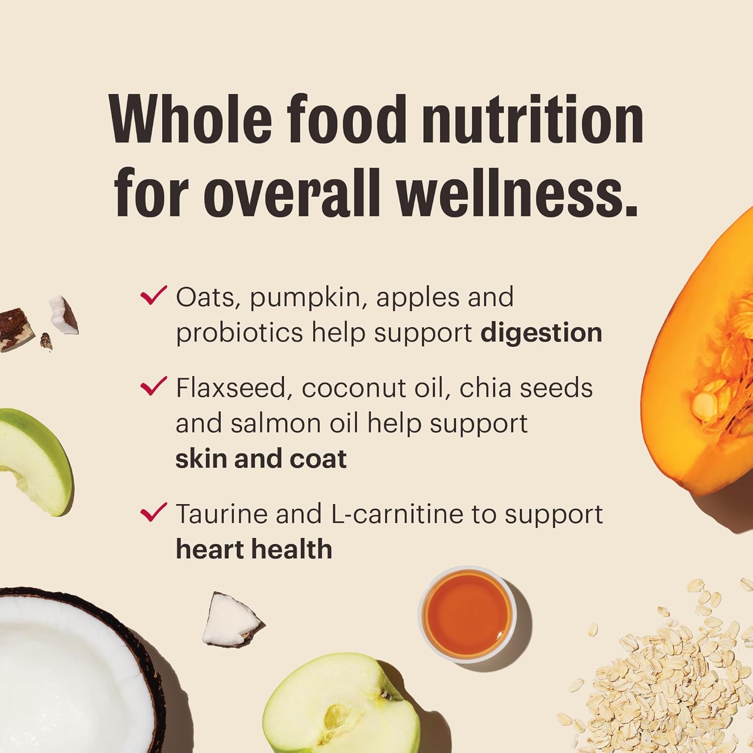 Whole Food Clusters Dog Whole Grain Chicken & Oat 10 lb Bag