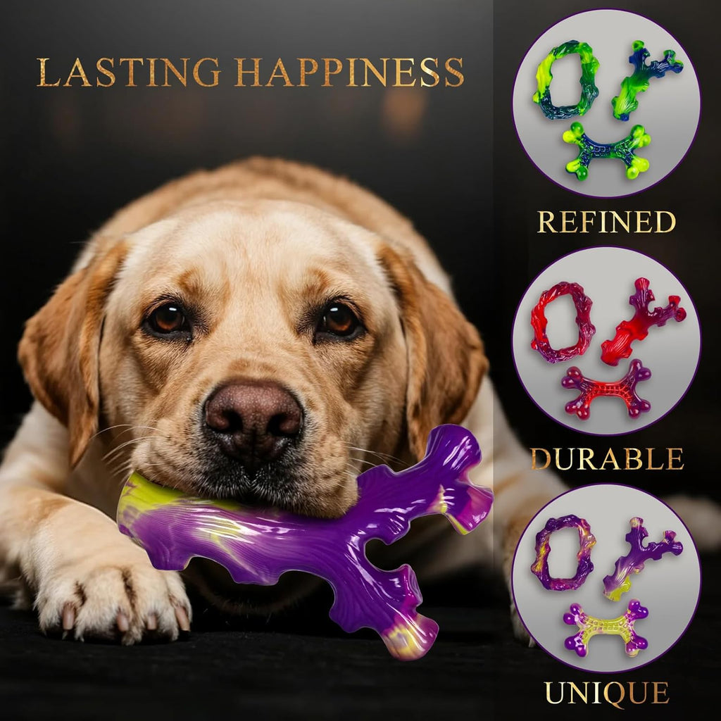 9-Pack Indestructible Dog Toys for Aggressive Chewers, Durable Chew Toys for Large Dogs, Dog Toy for Aggressive Chewer Large Breed, A Super Set for Happiness for All Dogs