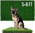 Dog Pee Grass, Artificial Grass for Dogs, Fake Grass for Dogs Potty Training, Extra Large Dog Pads 5x8ft , Housebreaking Supplies, Indoor Outdoor Turf Grass, Washable Reusable