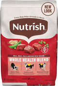 Nutrish Real Beef, Pea & Brown Rice Recipe Whole Health Blend Dry Dog Food, 14 lb. Bag, Packaging May Vary (Rachael Ray)