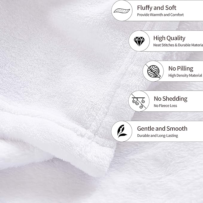 Personalized Dog Blankets Dog Paw Print Blanket Puppy Blanket - Custom Dog Blanket with Pets Name Cute Paw Print Pet Throw Puppy Fluffy Blankets 50"x40" for Kids