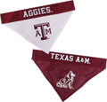 Pets First Collegiate Pet Accessories, Reversible Bandana, Texas A&M Aggies, Large/X-Large