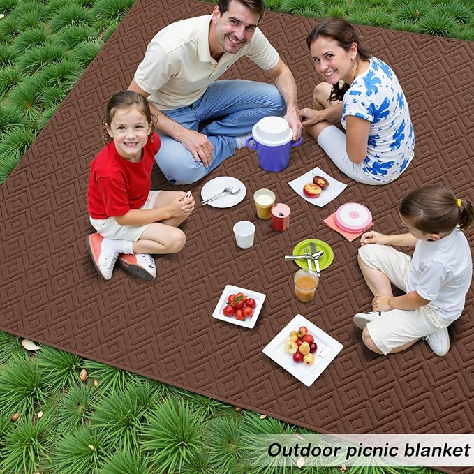 hyha Waterproof Dog Blanket, Soft Dog Bed Cover Pet Blankets, Waterproof Sofa Couch Cover for Dogs Washable, Reversible Pet Couch Covers for Sofa Furniture (52x82 Inch, Brown/Beige)