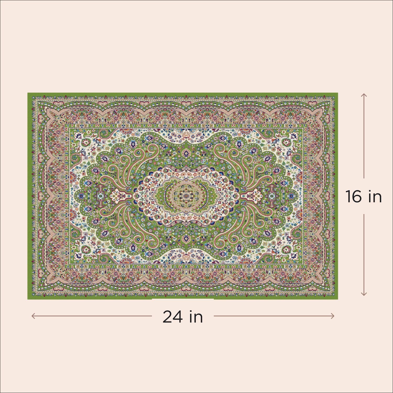 LOVEWAG Washable Dog Pee Pads, 24" x 16", Waterproof, Non-Slip, Super Absorbent, Reusable Machine-Washable, 2-Pack (Peacock Garden)