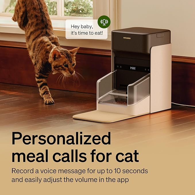 PETLIBRO RFID Multiple Cats Feeder 2 Packs, Tag Activated Exclusive Meals, 5G&2.4G Wi-Fi Auto Food Dispenser for Pets with Different Diets and Stop Food Stealing