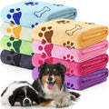 Chumia 8 Pcs Dog Towels for Drying Dogs Cats Pet Towels Bulk Puppy Microfiber Quick Drying Paw Bath Bathing Supplies Absorbent for Medium Pets(Sweet Color,40 x 24 Inch)