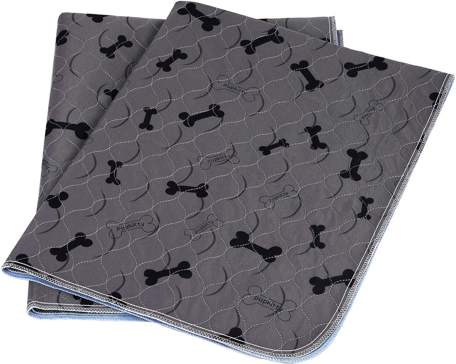Washable Dog Pee Pads with Free Grooming Gloves,Non Slip Dog Mats with Great Urine Absorption,Reusable Puppy Pee Pads for Whelping,Potty,Training,Playpen