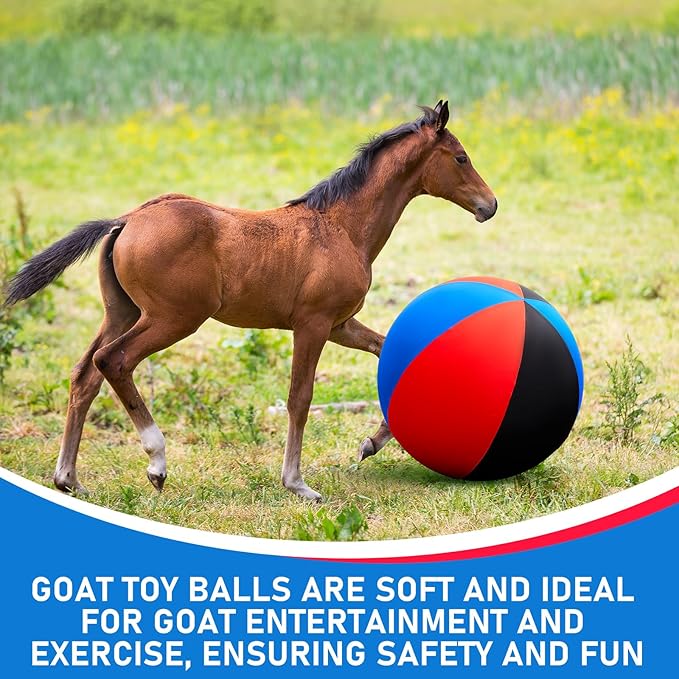 2 Pcs 30 Inch Horse Ball Covers Please Watch VCR for How to Inflation Mega Herding Play Covers for Horse Herding Ball(Classic Style)