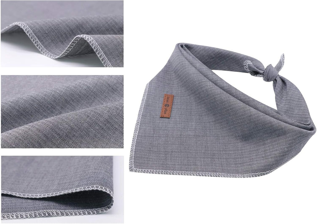 Lionet Paws Dog Bandana for Small Medium Large Dogs, Cat Dogs Kerchief Triangle Bibs Scarf for Girl or Boy