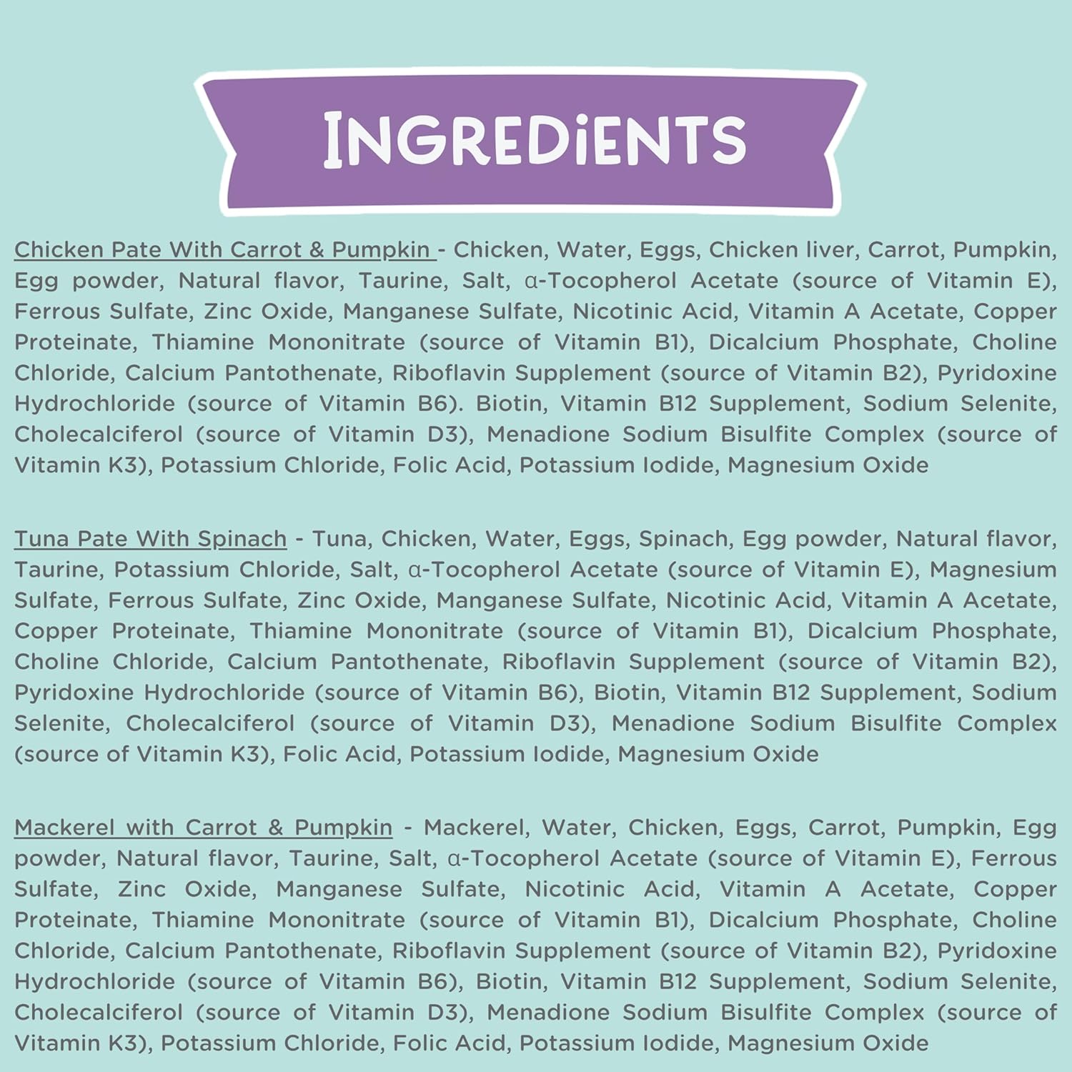 LOVE, NALA - Natural Adult Cat Wet Food - Pate Variety Pack - Tuna, Chicken, Mackerel - Grain Free, Non-GMO, Fiber Blend, Minerals, Vitamins - 12 Pack 2.1 lbs.